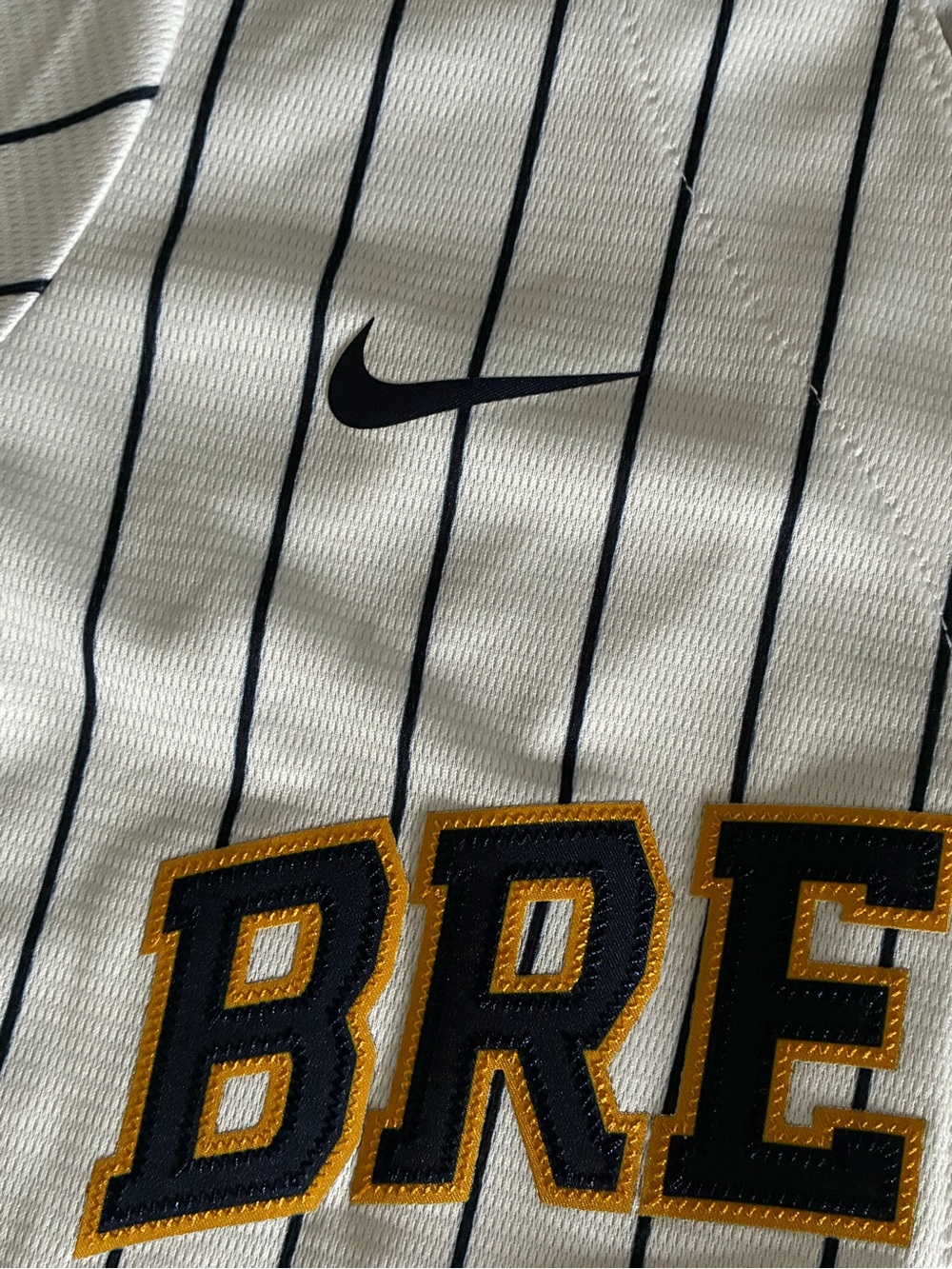NWT Nike Women's Milwaukee Brewers Pinstripe Molitor Baseball Jersey Size M - Picture 4 of 5